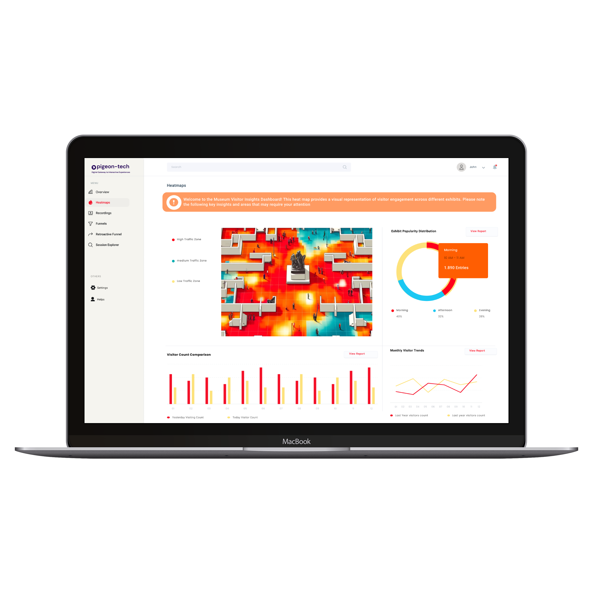 Interactive heat maps