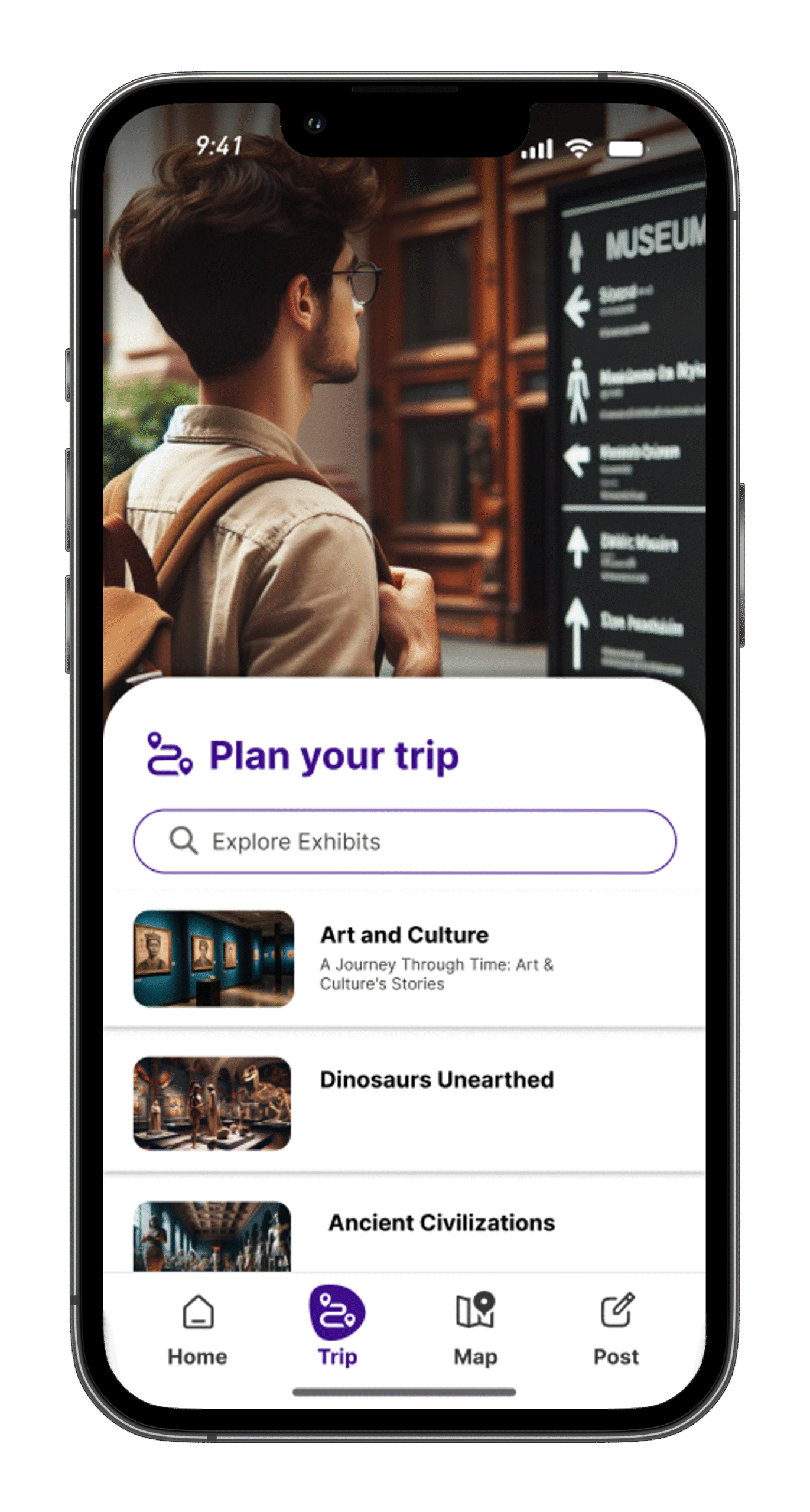 Smart tour guide app